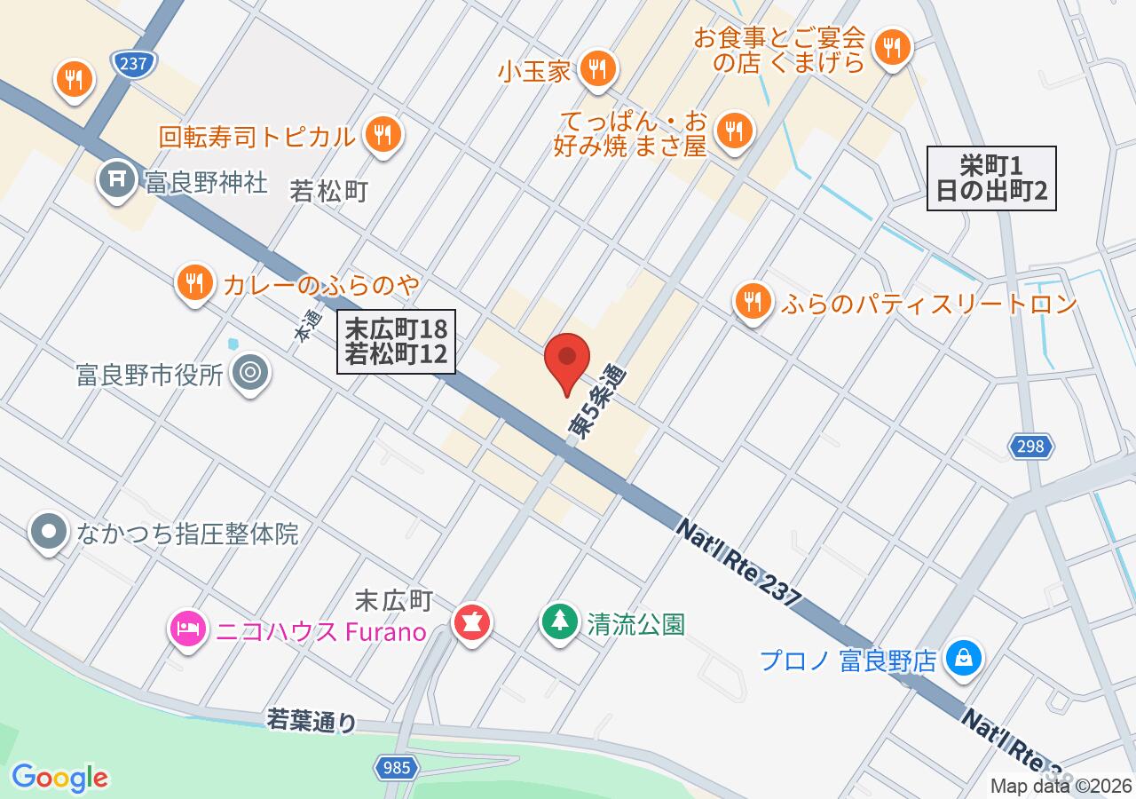 Map of Furano Marche 1