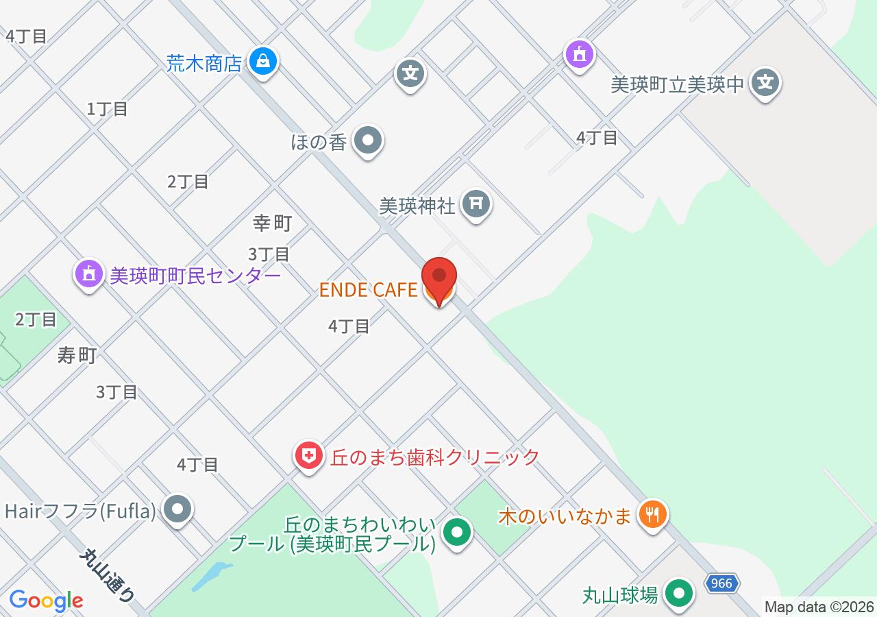 Map of ENDE CAFE