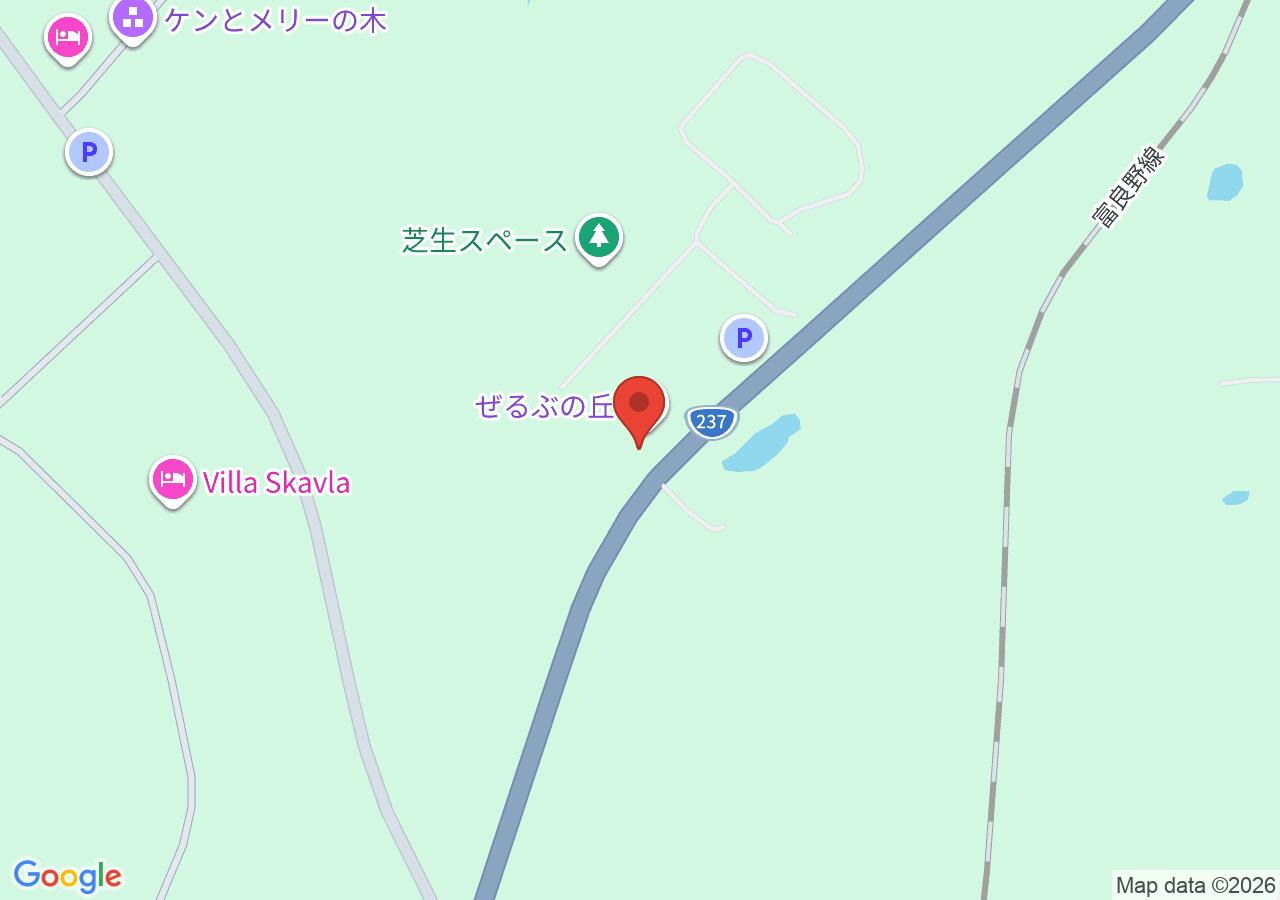 Map of Restaurant Zerubu Hill