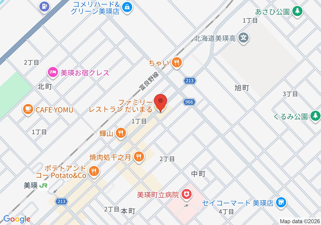 Map of Family Restaurant Daimaru