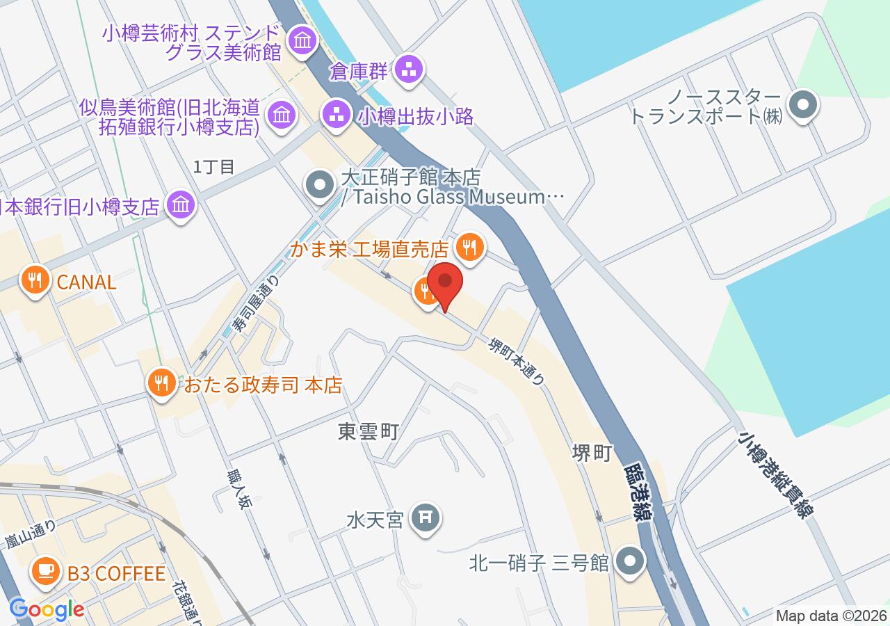 Map of Sakaimachi Main Street