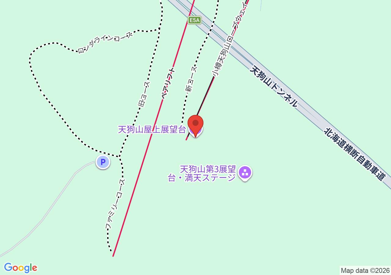 Map of the Mt. Tengu Rooftop Observation Deck